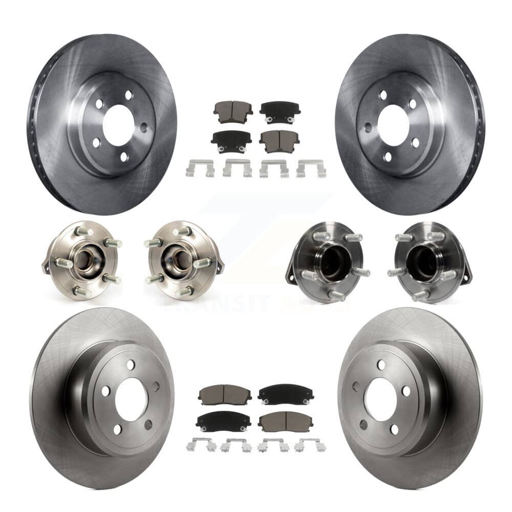 Transit Auto - KBB-119248 - Front and Rear Wheel Bearing and Hub Assembly Kits