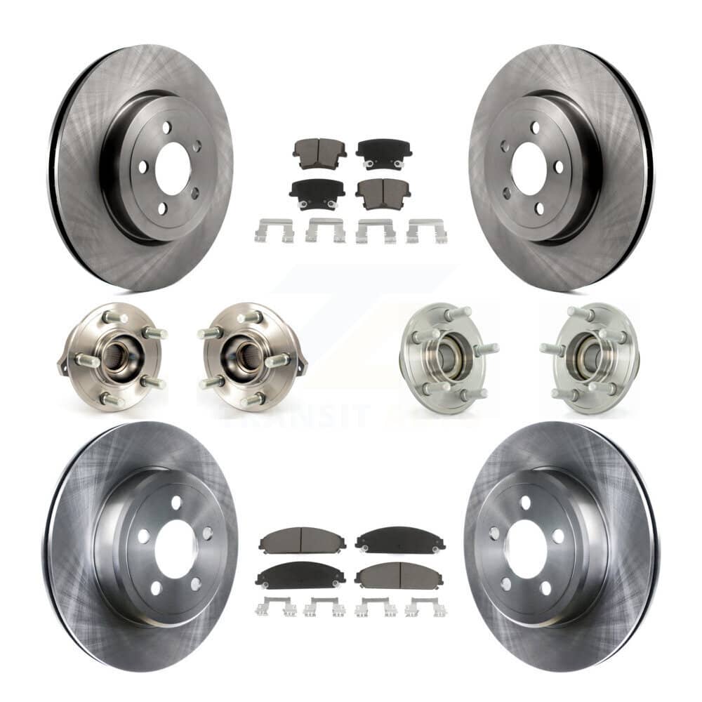 Transit Auto - KBB-119250 - Front and Rear Wheel Bearing and Hub Assembly Kits
