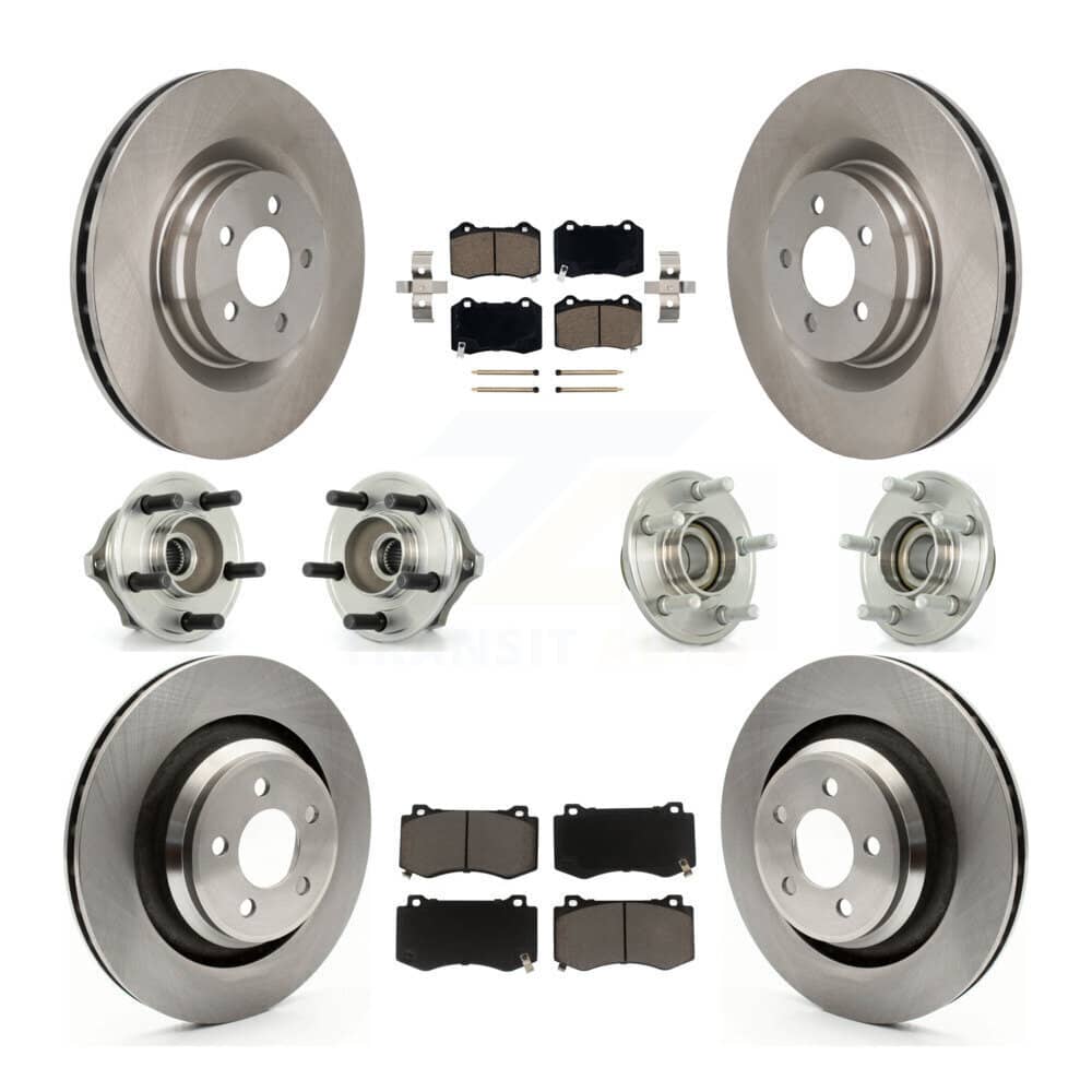 Transit Auto - KBB-119252 - Front and Rear Wheel Bearing and Hub Assembly Kits
