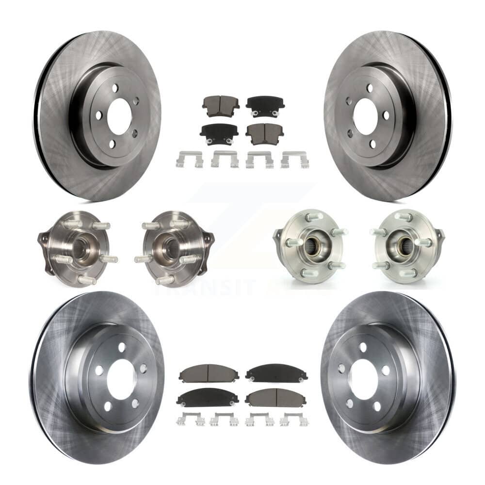 Transit Auto - KBB-119259 - Front and Rear Wheel Bearing and Hub Assembly Kits