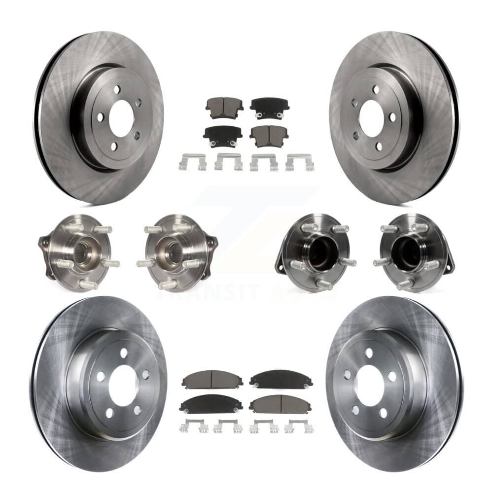 Transit Auto - KBB-119262 - Front and Rear Wheel Bearing and Hub Assembly Kits
