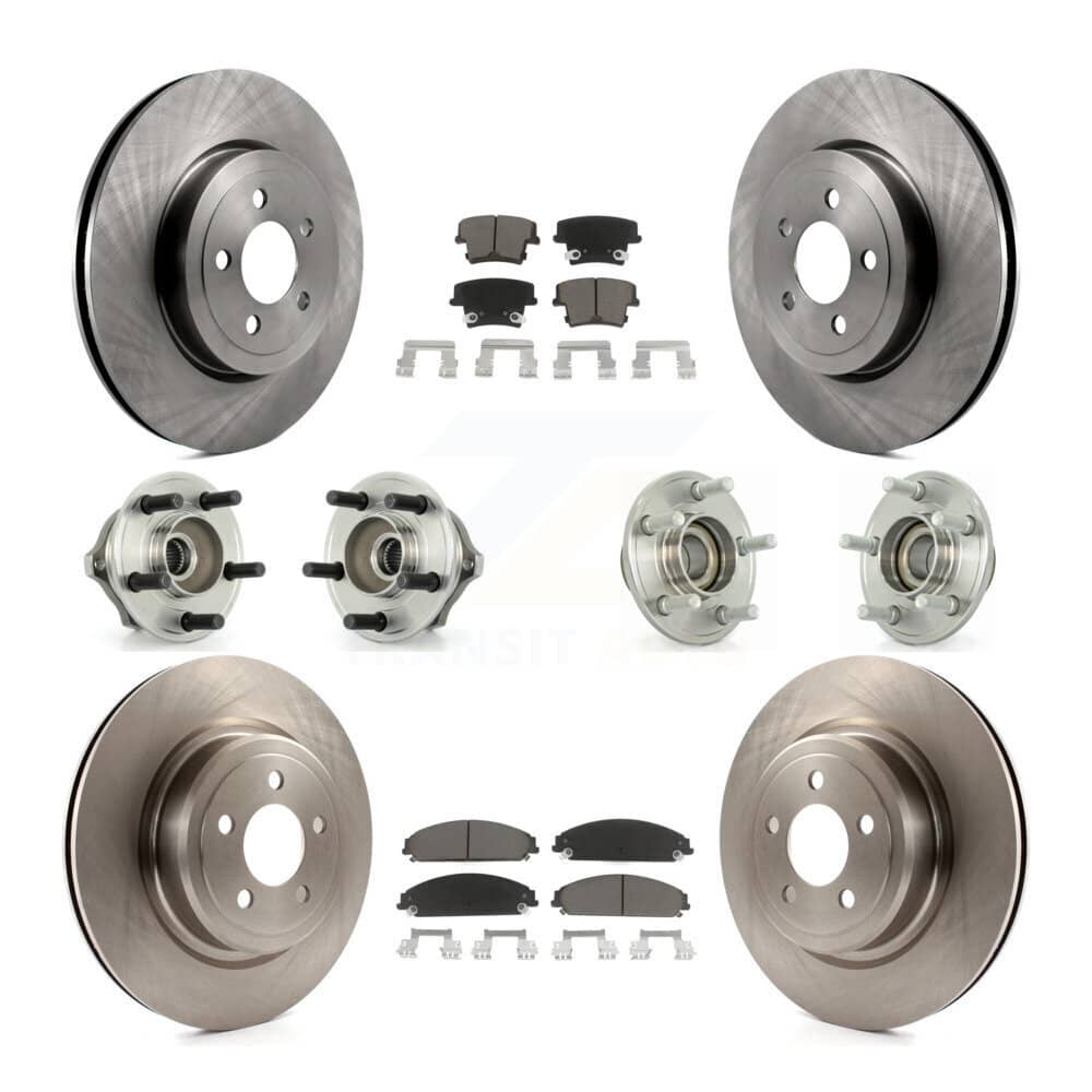Transit Auto - KBB-119264 - Front and Rear Wheel Bearing and Hub Assembly Kits