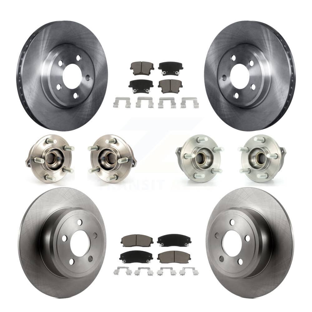 Transit Auto - KBB-119266 - Front and Rear Wheel Bearing and Hub Assembly Kits