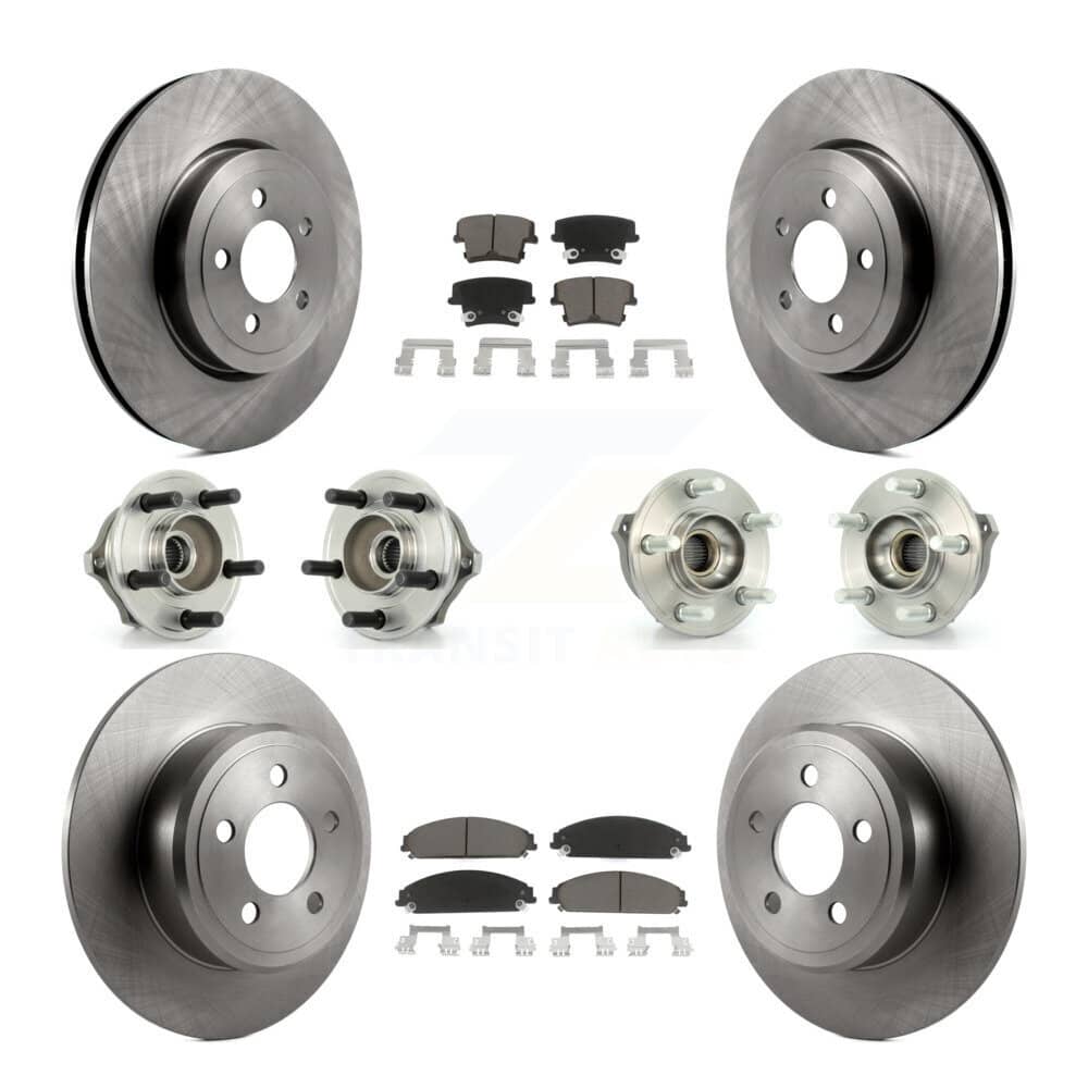 Transit Auto - KBB-119267 - Front and Rear Wheel Bearing and Hub Assembly Kits