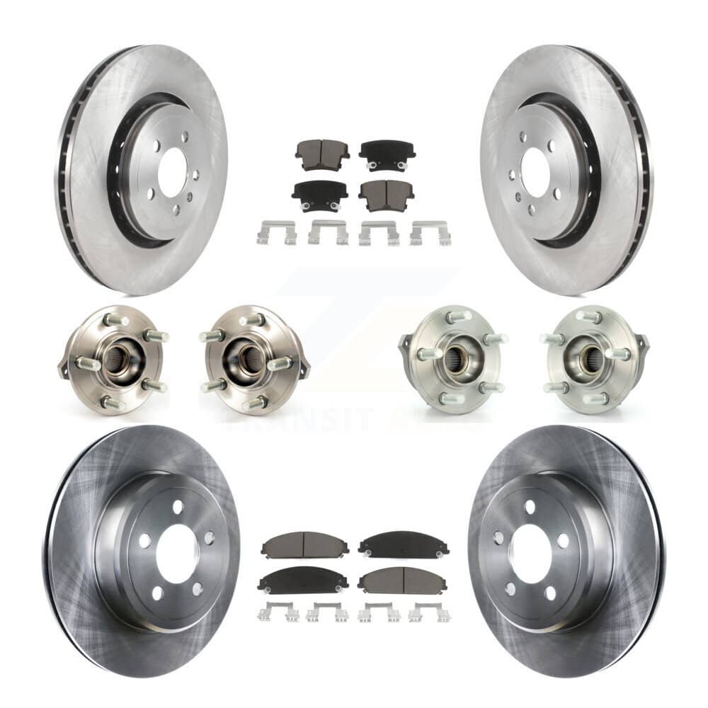 Transit Auto - KBB-119273 - Front and Rear Wheel Bearing and Hub Assembly Kits