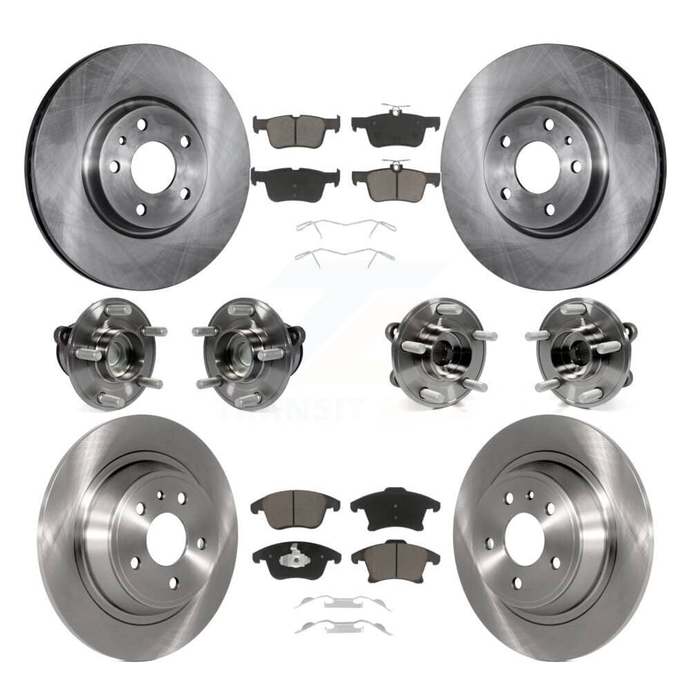Transit Auto - KBB-119274 - Front and Rear Wheel Bearing and Hub Assembly Kits