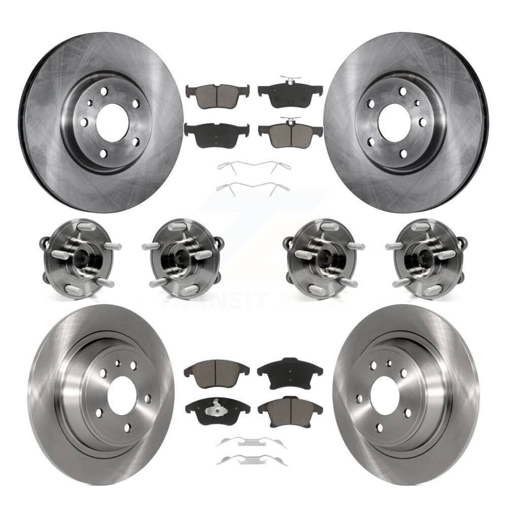 Transit Auto - KBB-119275 - Front and Rear Wheel Bearing and Hub Assembly Kits