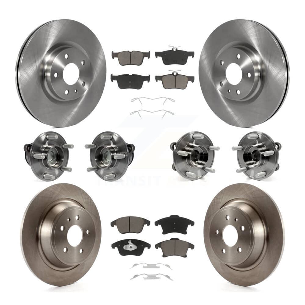 Transit Auto - KBB-119277 - Front and Rear Wheel Bearing and Hub Assembly Kits