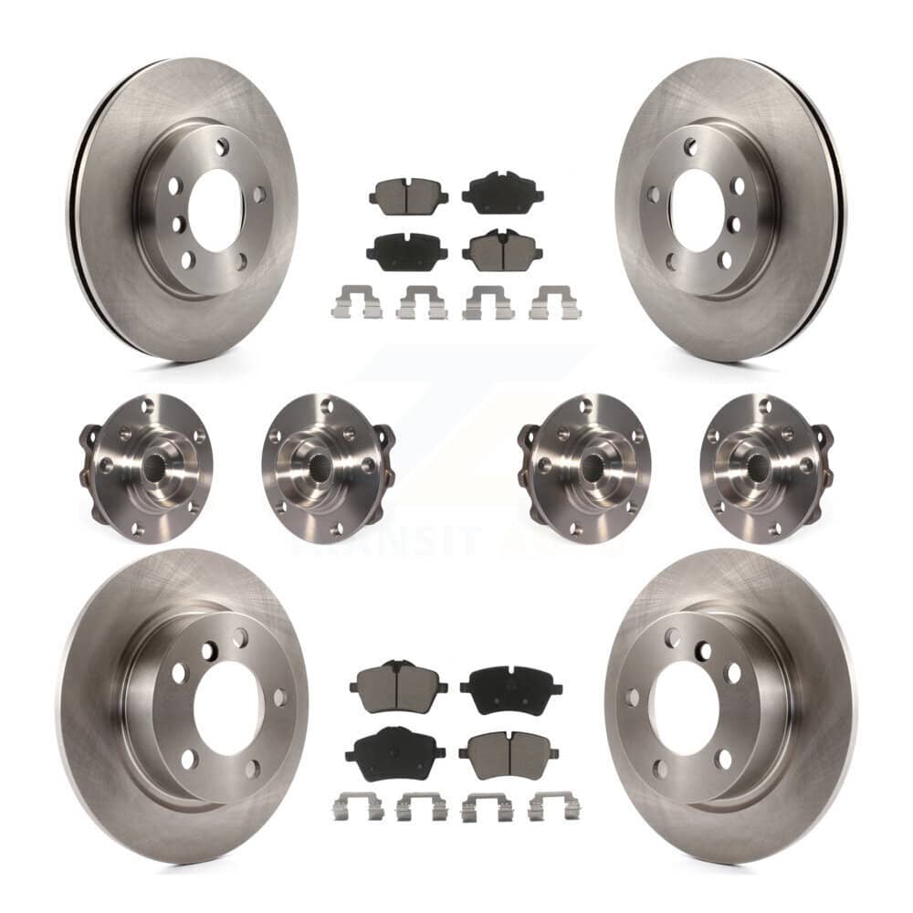 Transit Auto - KBB-119282 - Front and Rear Wheel Bearing and Hub Assembly Kits