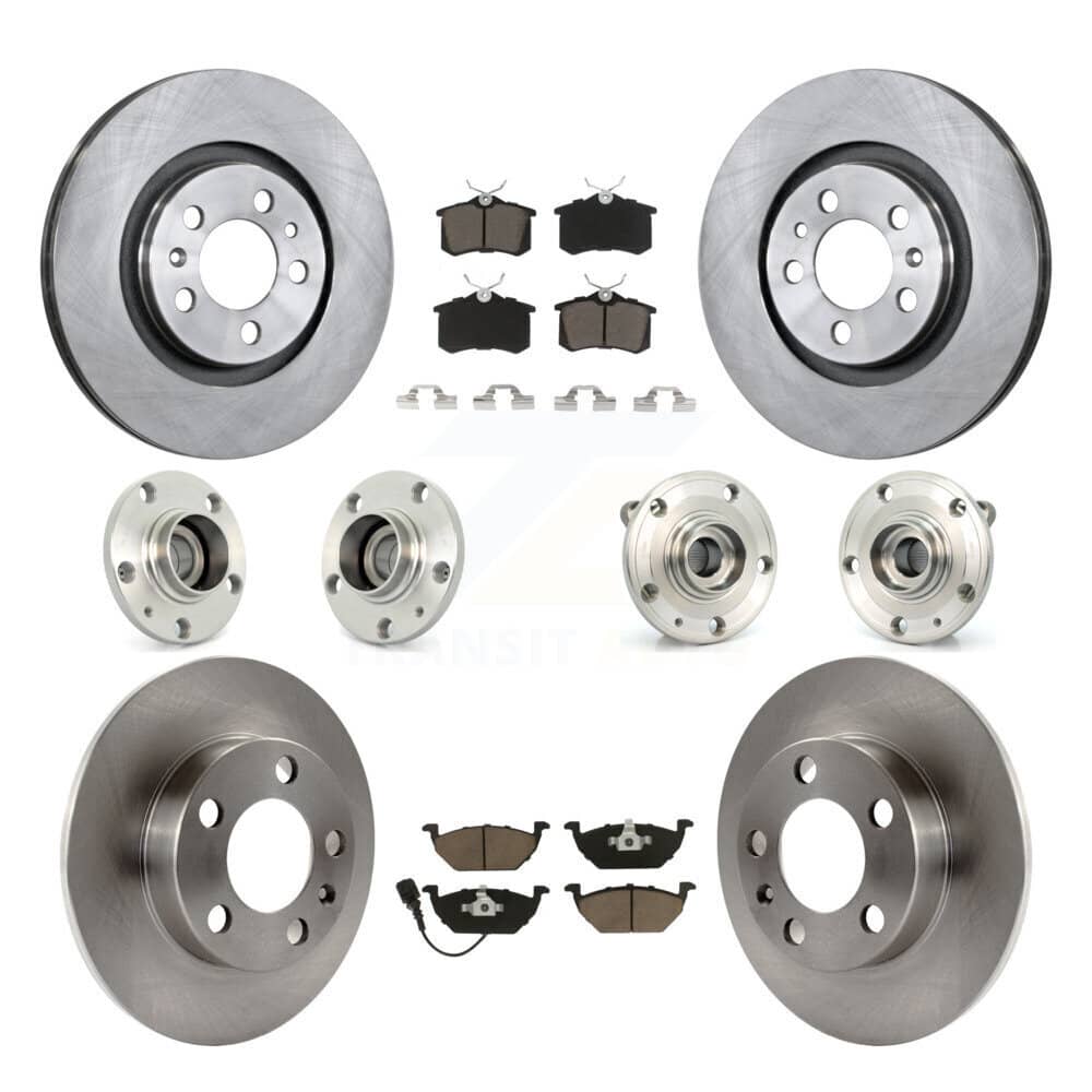 Transit Auto - KBB-119283 - Front and Rear Wheel Bearing and Hub Assembly Kits