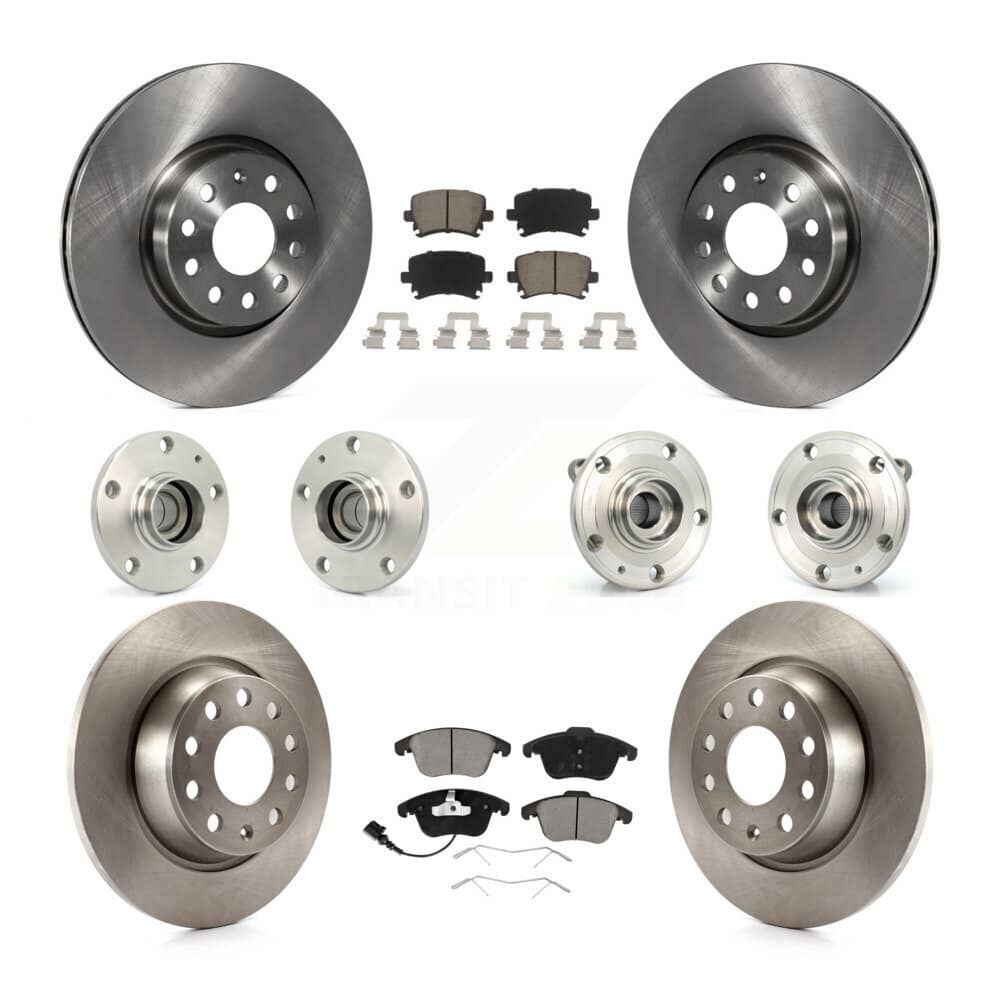 Transit Auto - KBB-119298 - Front and Rear Wheel Bearing and Hub Assembly Kits