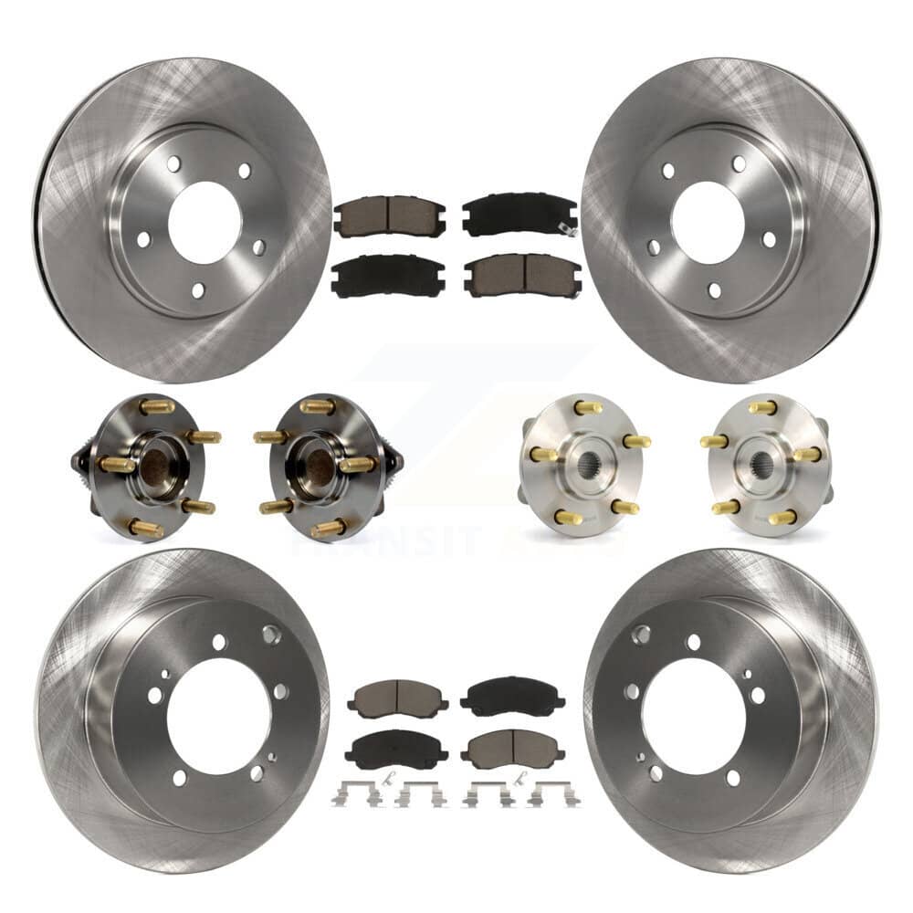 Transit Auto - KBB-119317 - Front and Rear Wheel Bearing and Hub Assembly Kits