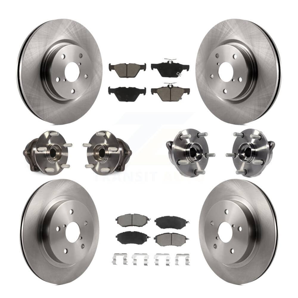 Transit Auto - KBB-119322 - Front and Rear Wheel Bearing and Hub Assembly Kits