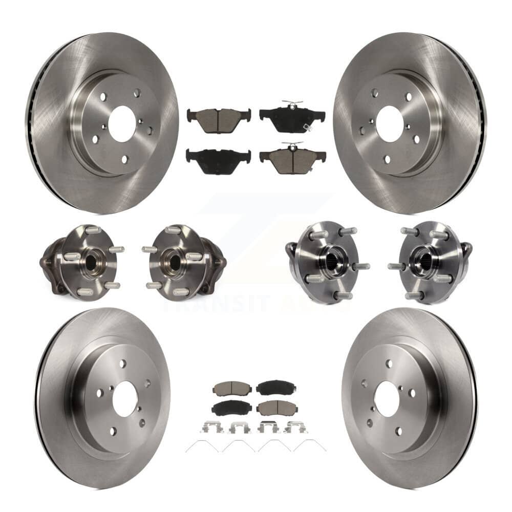 Transit Auto - KBB-119323 - Front and Rear Wheel Bearing and Hub Assembly Kits
