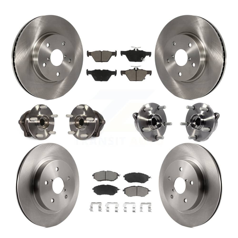 Transit Auto - KBB-119325 - Front and Rear Wheel Bearing and Hub Assembly Kits