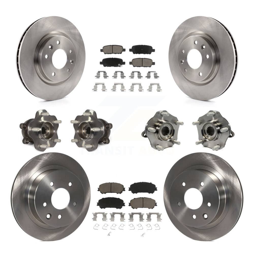 Transit Auto - KBB-119328 - Front and Rear Wheel Bearing and Hub Assembly Kits