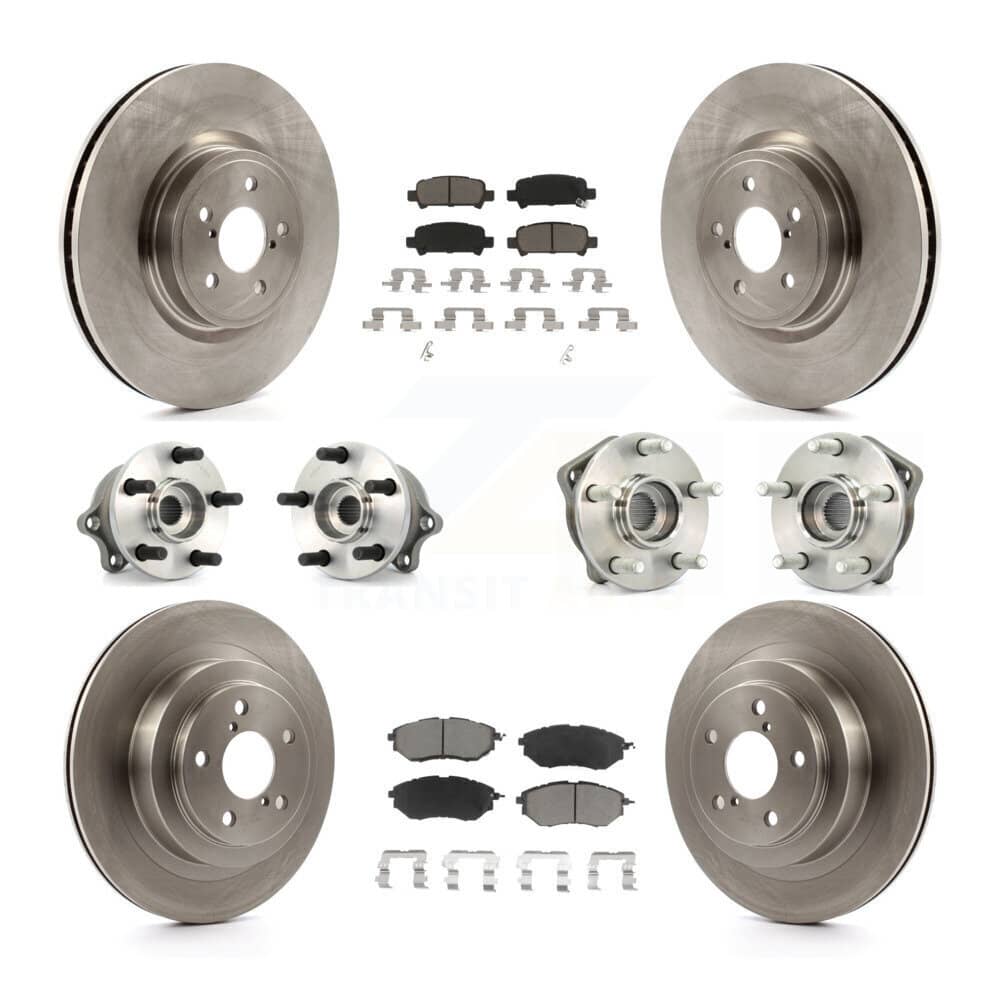 Transit Auto - KBB-119338 - Front and Rear Wheel Bearing and Hub Assembly Kits
