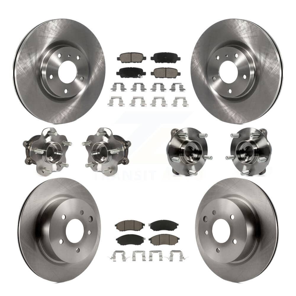 Transit Auto - KBB-119356 - Front and Rear Wheel Bearing and Hub Assembly Kits