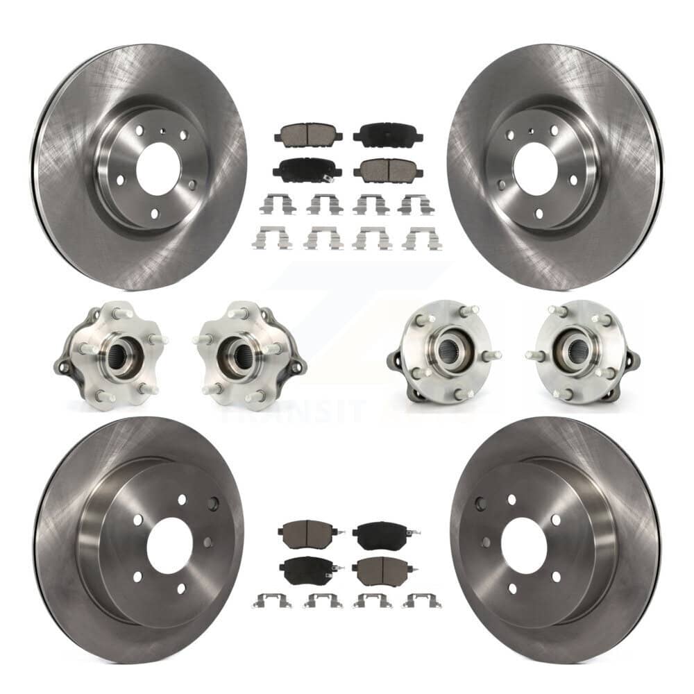 Transit Auto - KBB-119360 - Front and Rear Wheel Bearing and Hub Assembly Kits