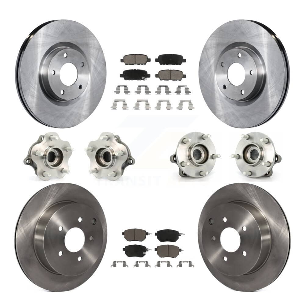 Transit Auto - KBB-119368 - Front and Rear Wheel Bearing and Hub Assembly Kits