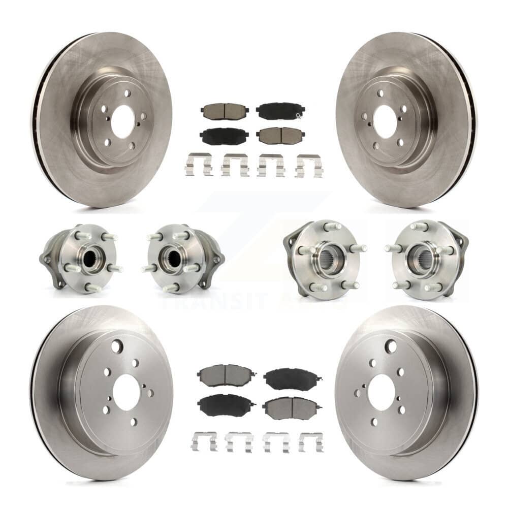 Transit Auto - KBB-119375 - Front and Rear Wheel Bearing and Hub Assembly Kits