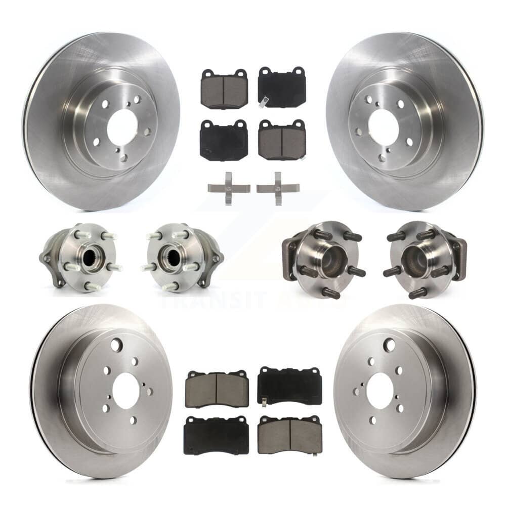 Transit Auto - KBB-119382 - Front and Rear Wheel Bearing and Hub Assembly Kits