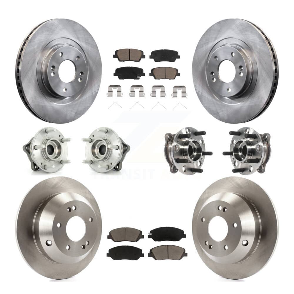 Transit Auto - KBB-119389 - Front and Rear Wheel Bearing and Hub Assembly Kits