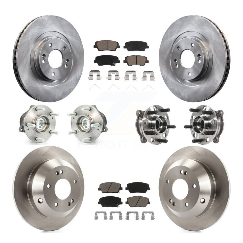 Transit Auto - KBB-119392 - Front and Rear Wheel Bearing and Hub Assembly Kits