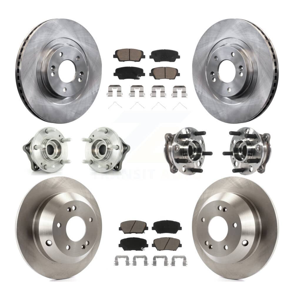 Transit Auto - KBB-119393 - Front and Rear Wheel Bearing and Hub Assembly Kits