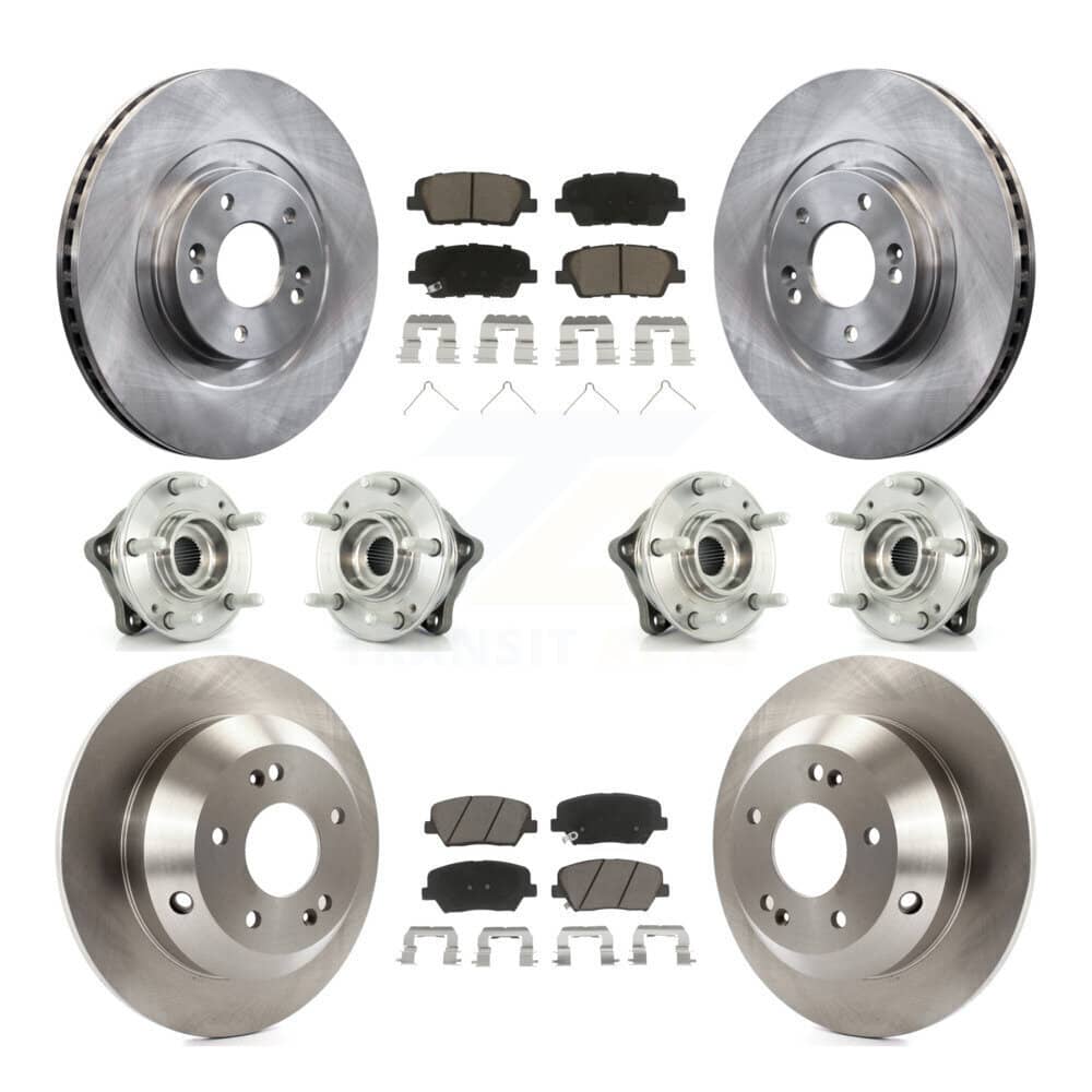 Transit Auto - KBB-119399 - Front and Rear Wheel Bearing and Hub Assembly Kits