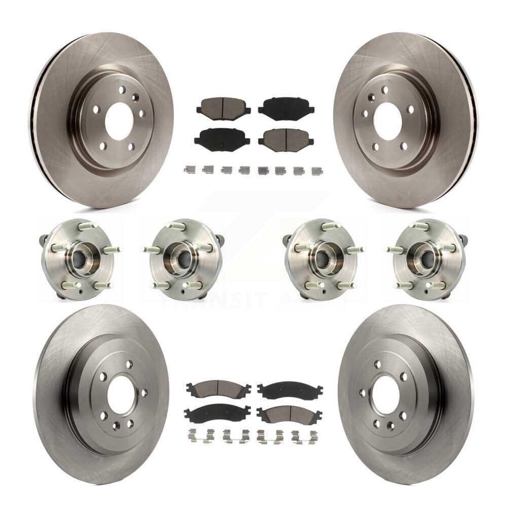Transit Auto - KBB-119412 - Front and Rear Wheel Bearing and Hub Assembly Kits