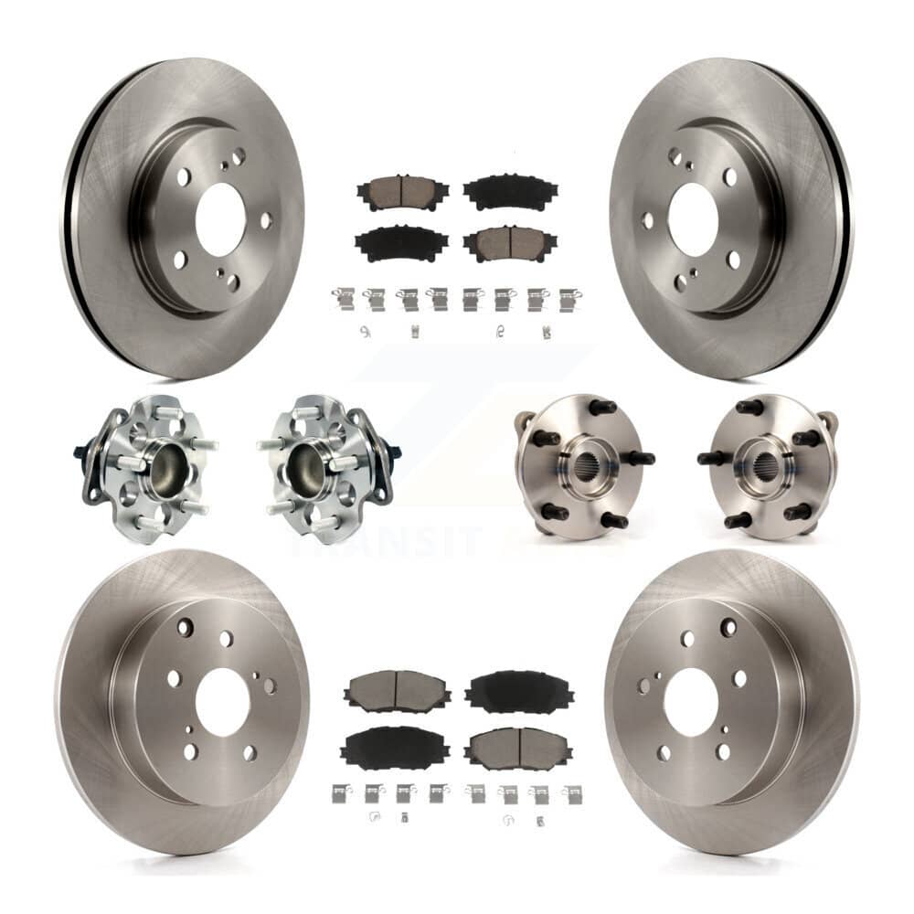 Transit Auto - KBB-119425 - Front and Rear Wheel Bearing and Hub Assembly Kits