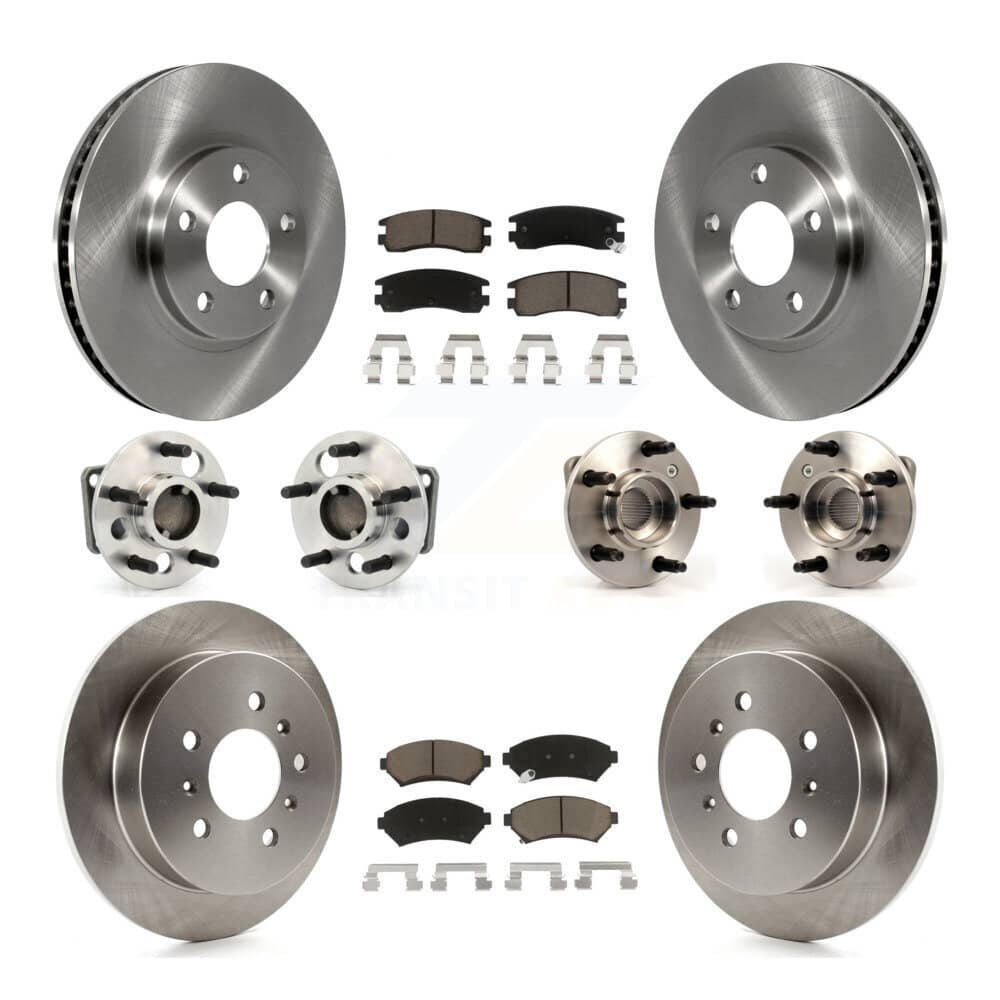 Transit Auto - KBB-119429 - Front and Rear Wheel Bearing and Hub Assembly Kits