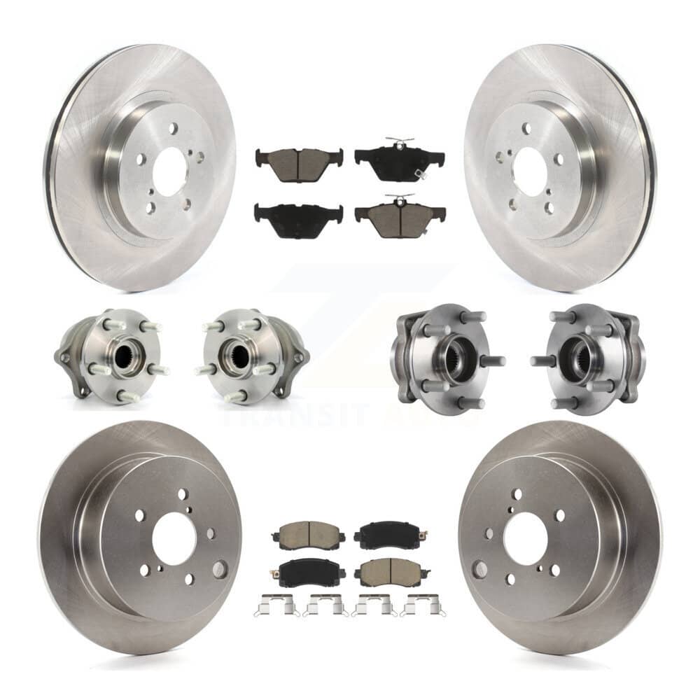 Transit Auto - KBB-119436 - Front and Rear Wheel Bearing and Hub Assembly Kits