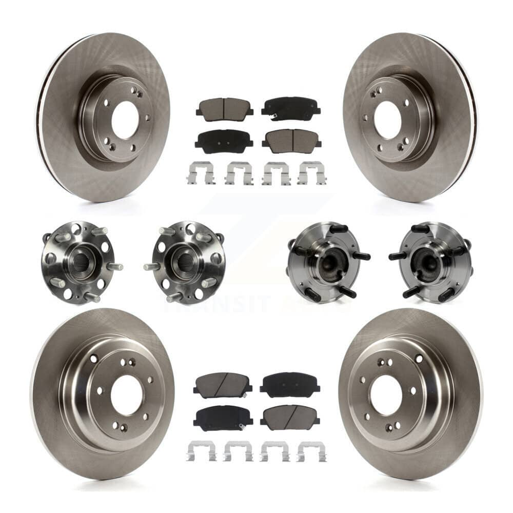 Transit Auto - KBB-119437 - Front and Rear Wheel Bearing and Hub Assembly Kits