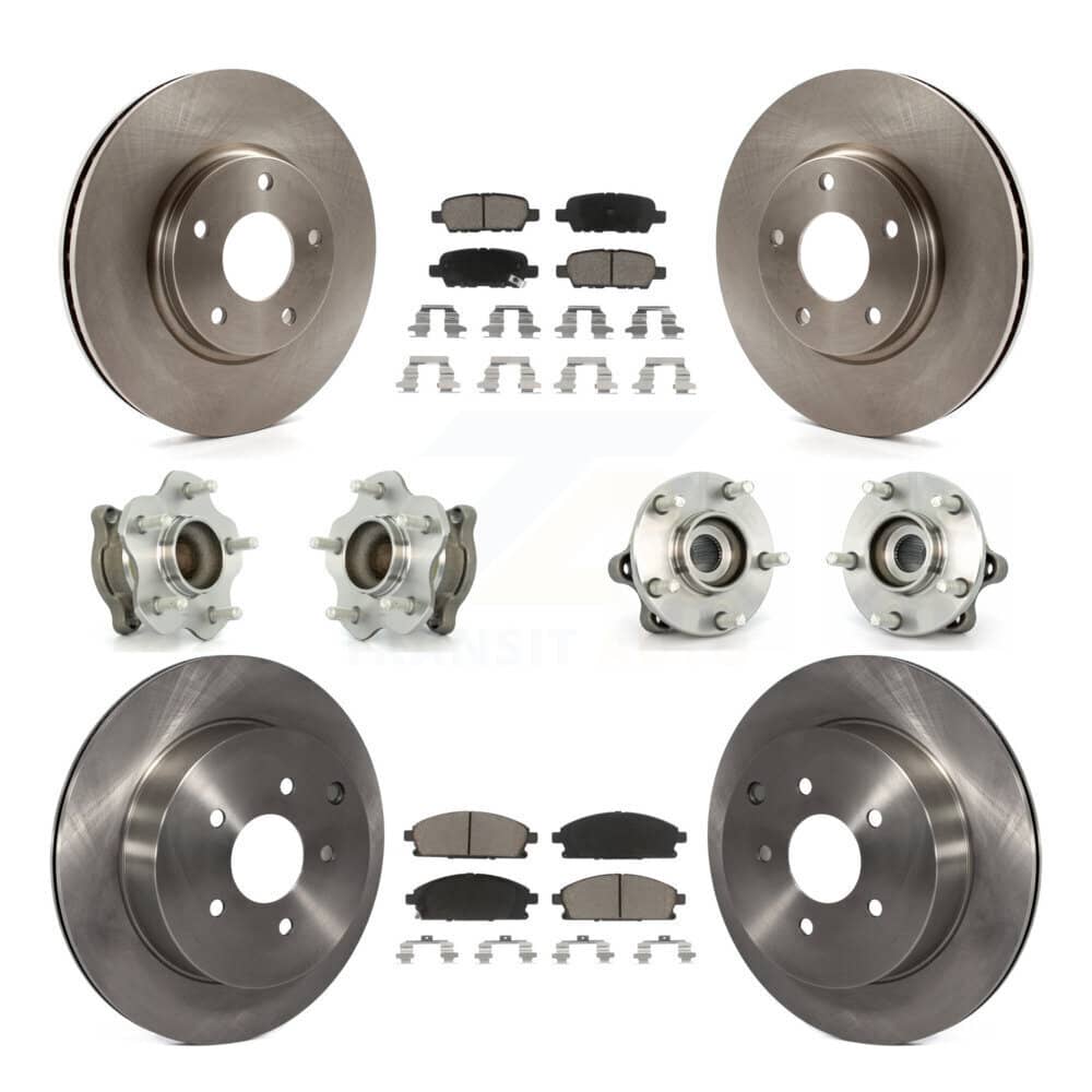 Transit Auto - KBB-119445 - Front and Rear Wheel Bearing and Hub Assembly Kits