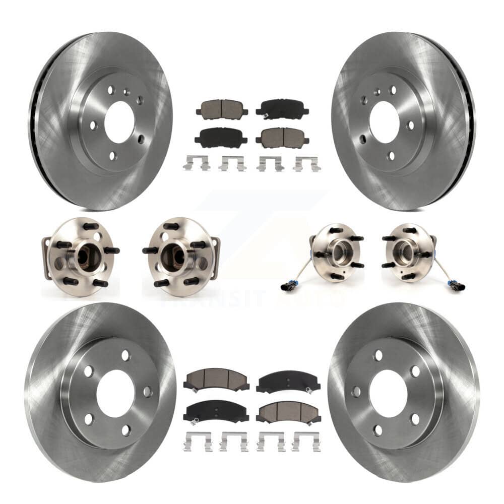 Transit Auto - KBB-119453 - Front and Rear Wheel Bearing and Hub Assembly Kits
