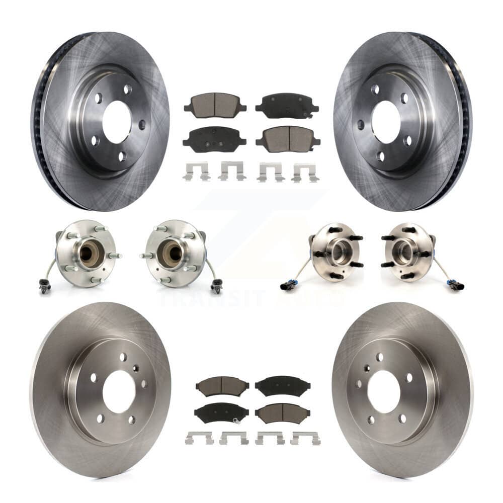 Transit Auto - KBB-119460 - Front and Rear Wheel Bearing and Hub Assembly Kits