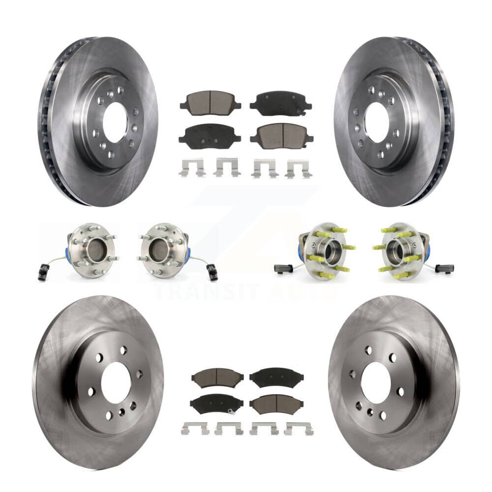 Transit Auto - KBB-119472 - Front and Rear Wheel Bearing and Hub Assembly Kits