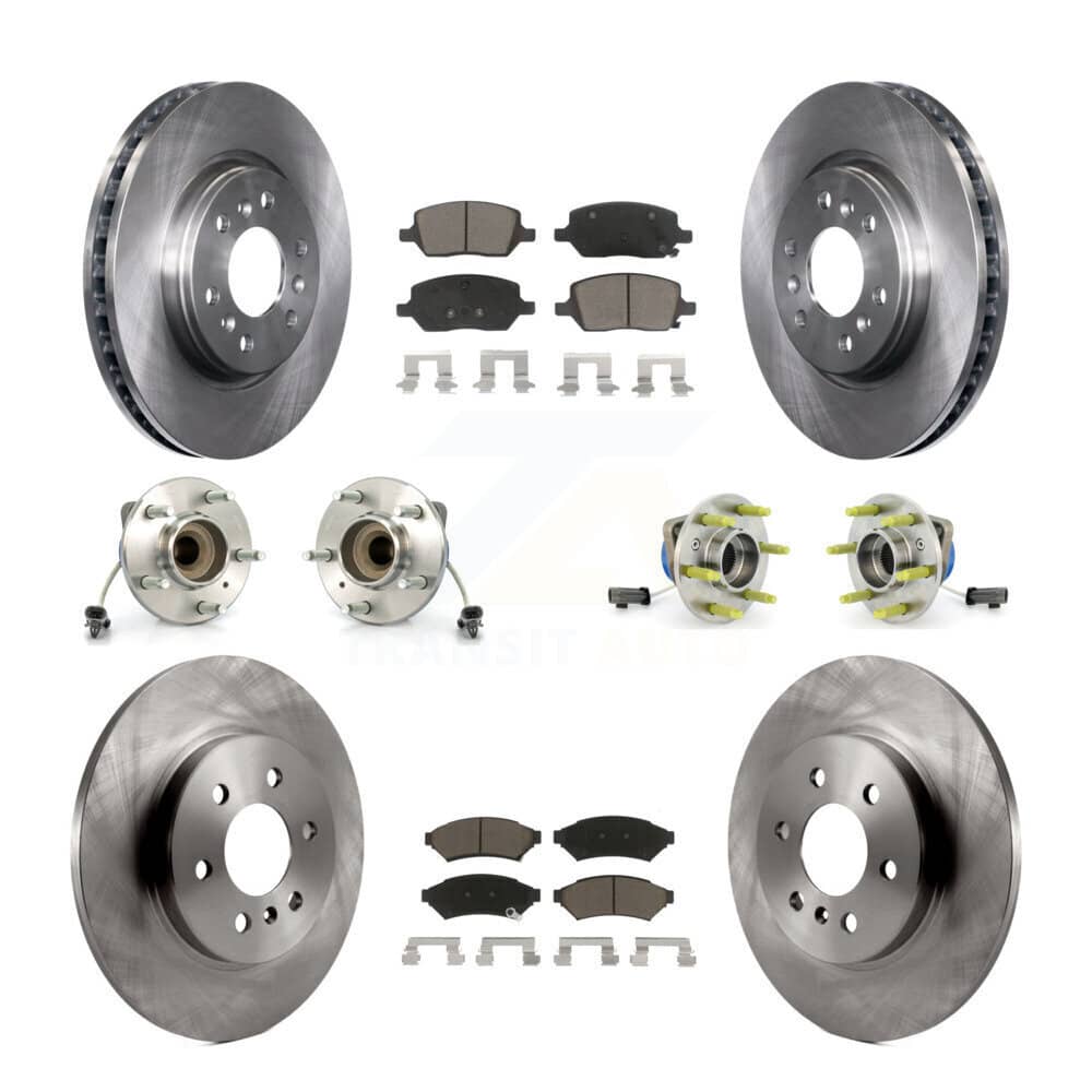 Transit Auto - KBB-119473 - Front and Rear Wheel Bearing and Hub Assembly Kits