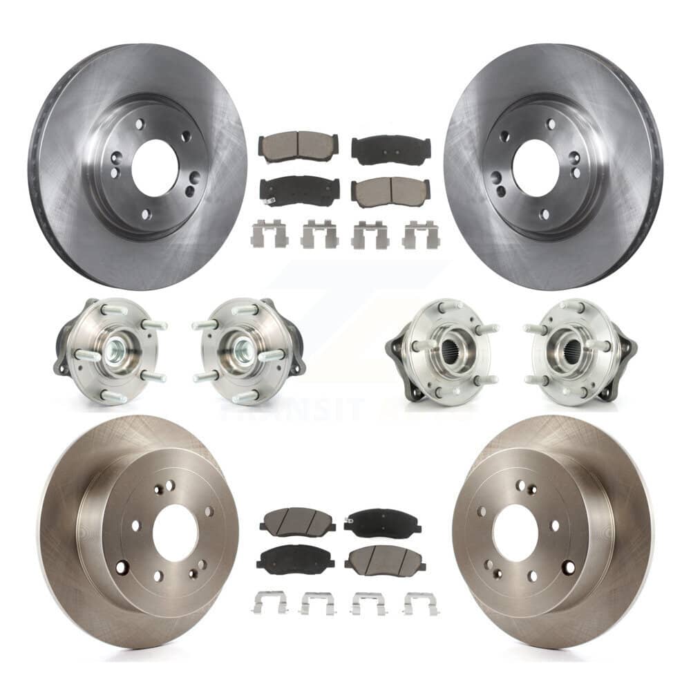 Transit Auto - KBB-119489 - Front and Rear Wheel Bearing and Hub Assembly Kits