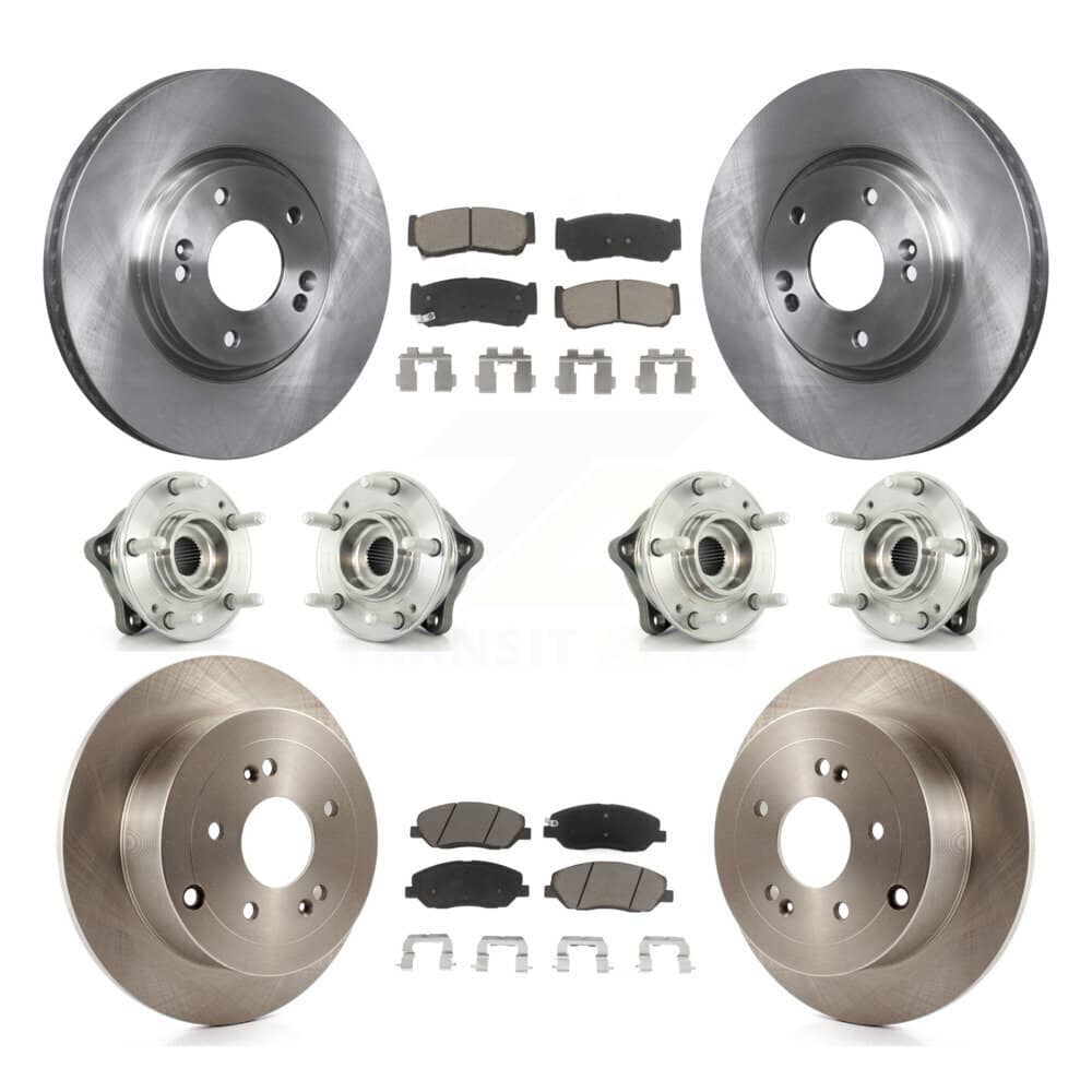 Transit Auto - KBB-119490 - Front and Rear Wheel Bearing and Hub Assembly Kits