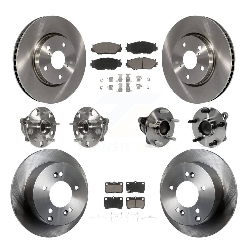 Transit Auto - KBB-119492 - Front and Rear Wheel Bearing and Hub Assembly Kits