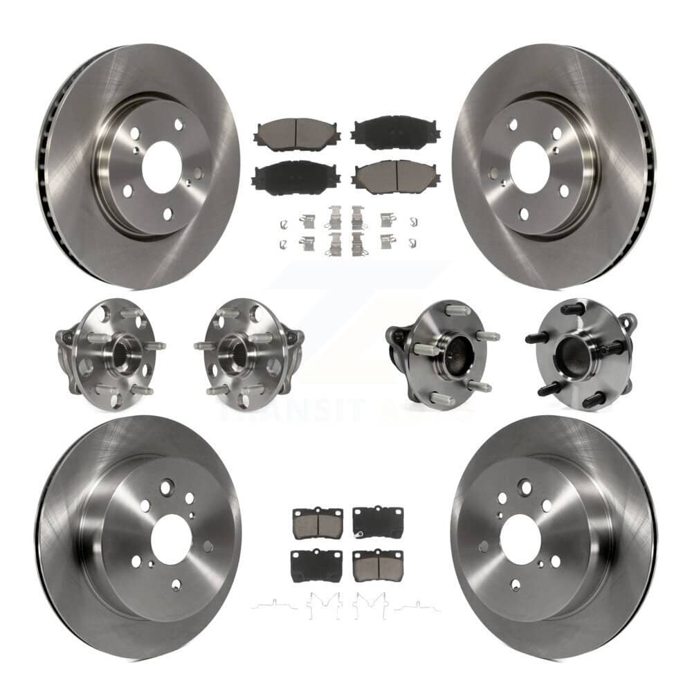 Transit Auto - KBB-119493 - Front and Rear Wheel Bearing and Hub Assembly Kits