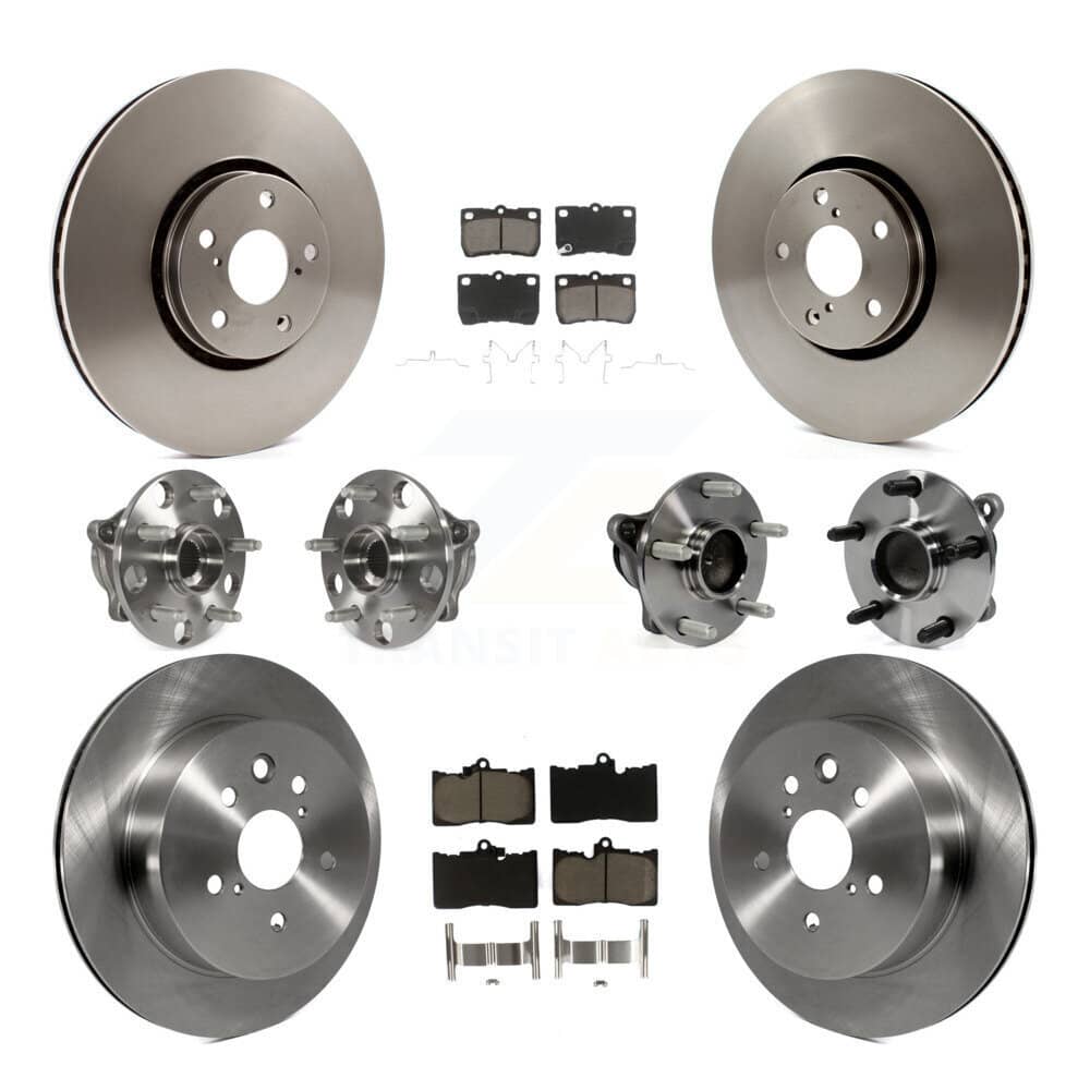 Transit Auto - KBB-119499 - Front and Rear Wheel Bearing and Hub Assembly Kits