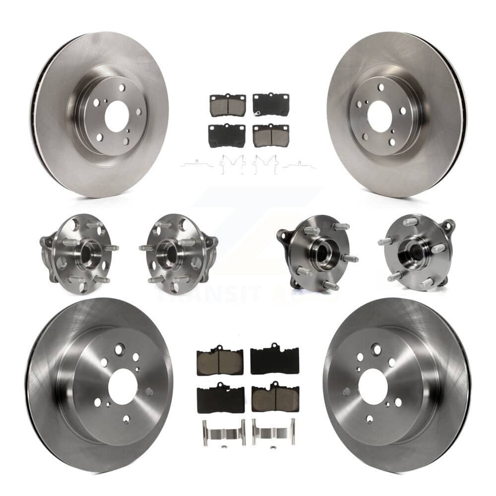 Transit Auto - KBB-119502 - Front and Rear Wheel Bearing and Hub Assembly Kits