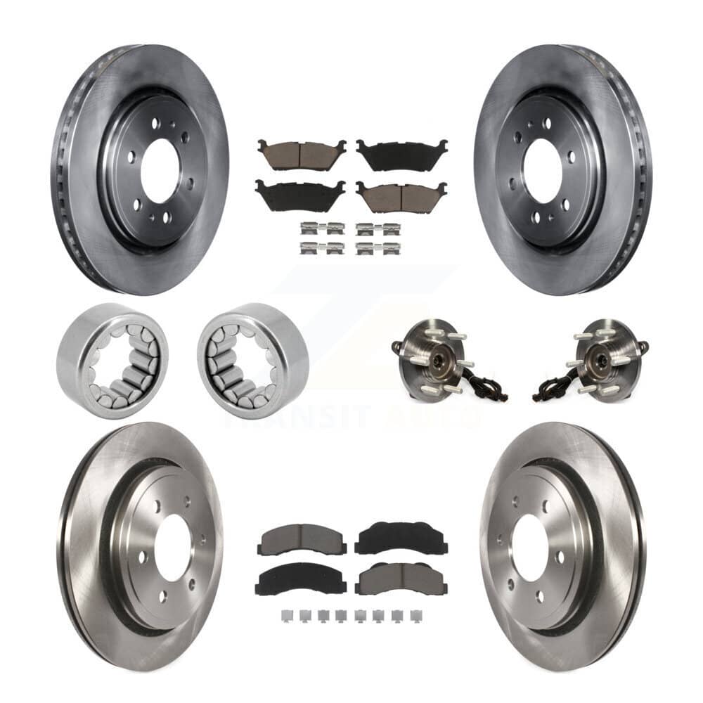 Transit Auto - KBB-119529 - Front and Rear Wheel Bearing and Hub Assembly Kits