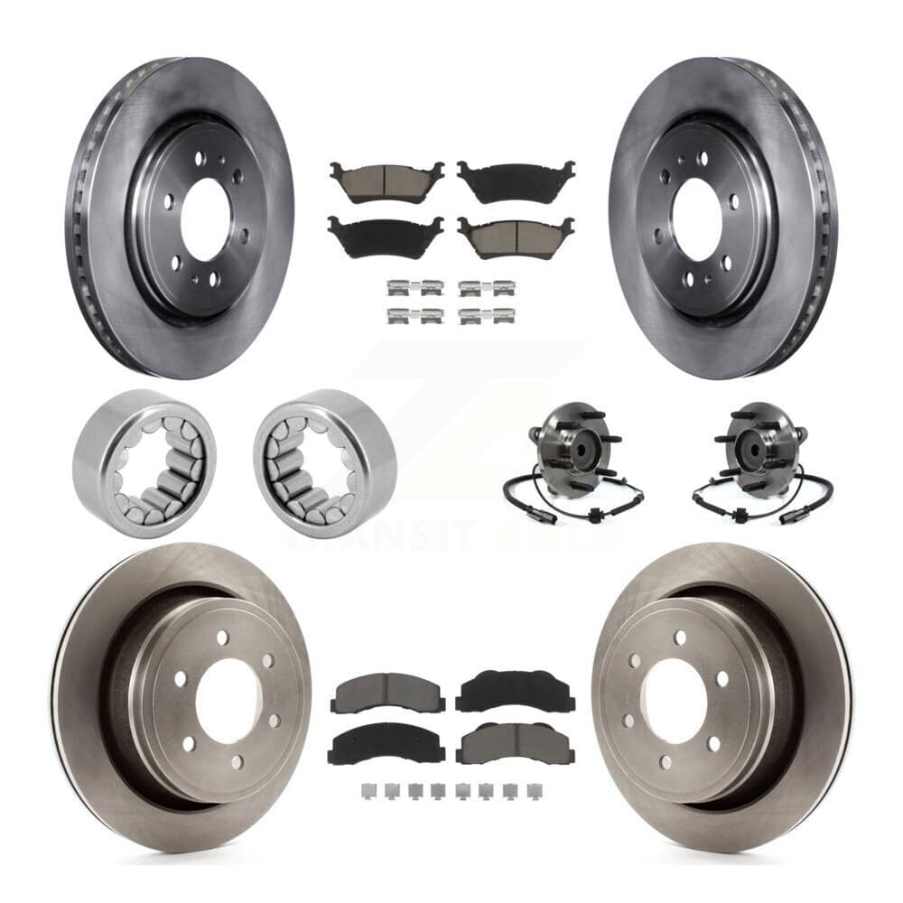 Transit Auto - KBB-119548 - Front and Rear Wheel Bearing and Hub Assembly Kits
