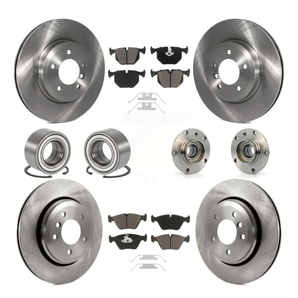 Transit Auto - KBB-119572 - Front and Rear Wheel Bearing and Hub Assembly Kits