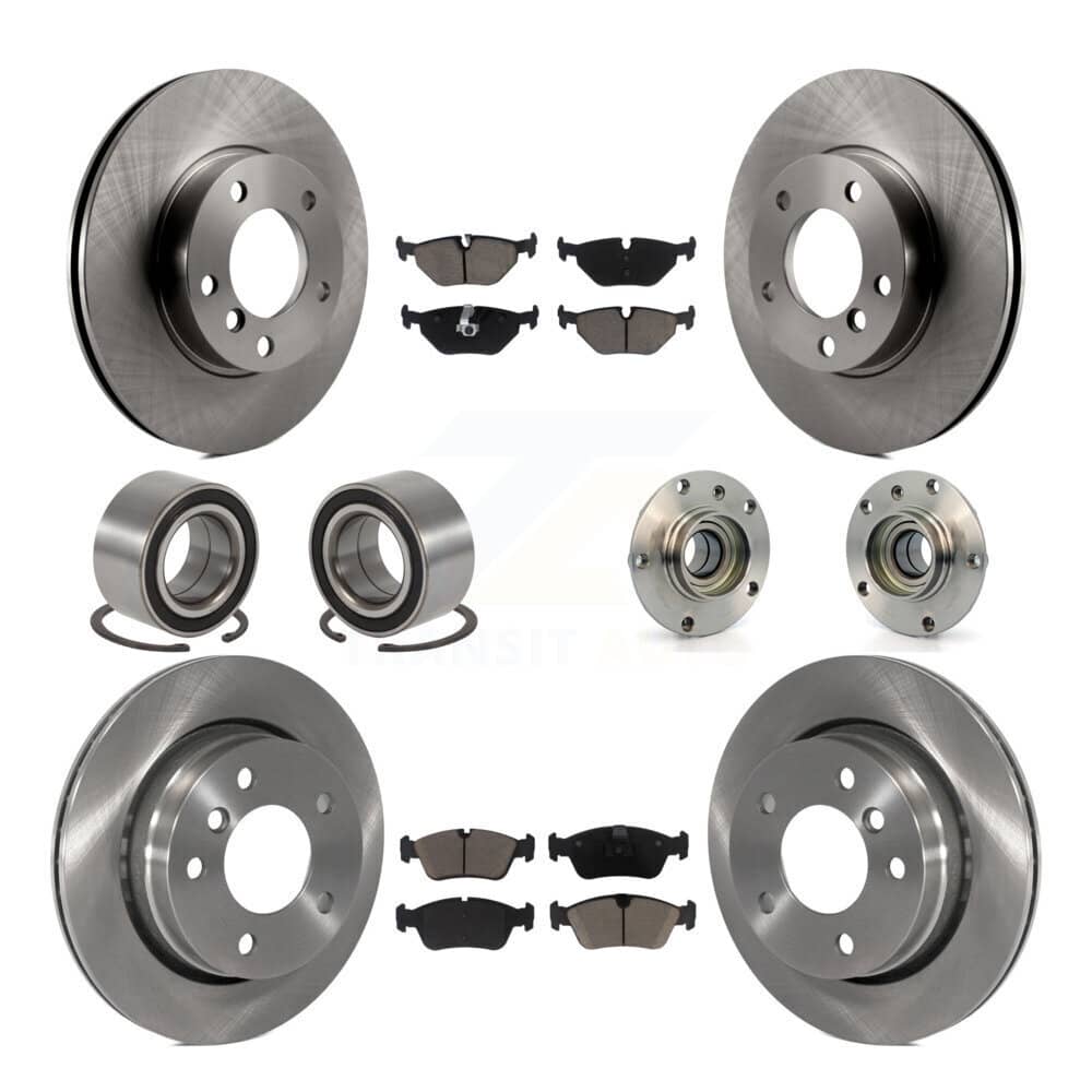 Transit Auto - KBB-119576 - Front and Rear Wheel Bearing and Hub Assembly Kits